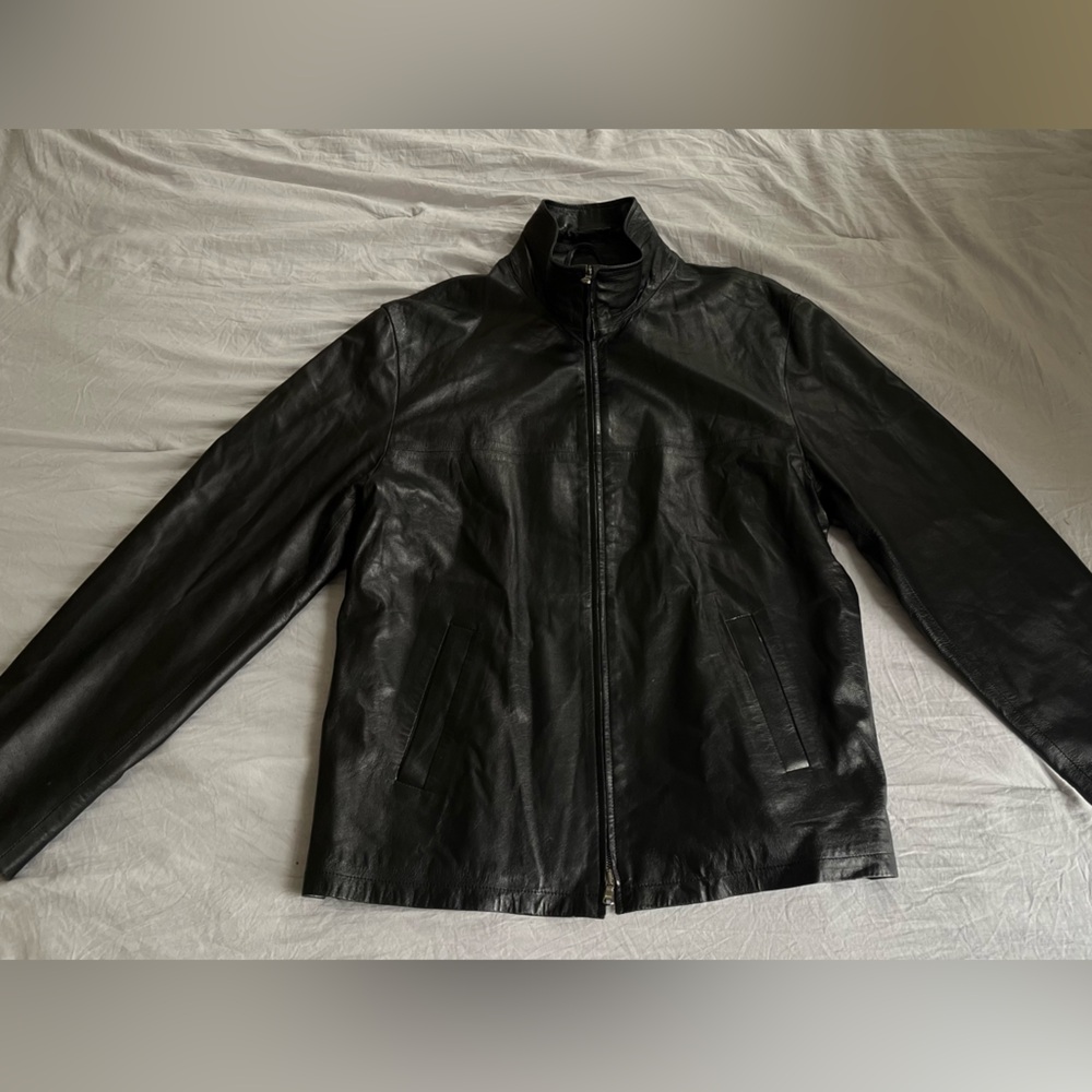 Jacket leather vintage (made in Italy)